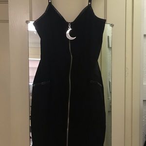 🖤 DOLLSKILL KILLSTAR BODYCON ZIP UP DRESS 🖤
